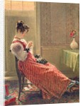 Lady Sewing, c.1830 by William Henry Hunt