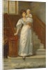 On the Staircase by George Goodwin Kilburne