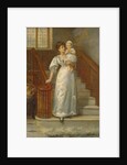 On the Staircase by George Goodwin Kilburne