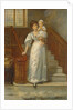 On the Staircase by George Goodwin Kilburne