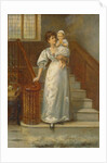 On the Staircase by George Goodwin Kilburne