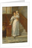 On the Staircase by George Goodwin Kilburne