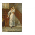 On the Staircase by George Goodwin Kilburne