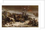 Marshal Ney Supporting the Rear Guard During the Retreat from Moscow, 1856 by Adolphe Yvon