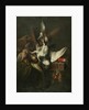 Still life with Dead Pigeon, Finches and Falcons' Hoods by William Gowe Ferguson