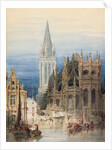 St. Pierre, Caen, 1830 by David Roberts