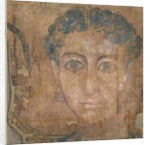 Head of a young woman, c.100-300 by Egyptian Egyptian