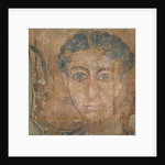 Head of a young woman, c.100-300 by Egyptian Egyptian