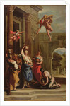 Mercury, Herse and Aglauros by Sebastiano (school of) Ricci