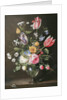 Flowers in a glass vase, 1663 by Johannes Antonius van der Baren