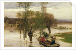 A Flood, 1876 by Leon Augustin Lhermitte