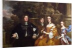 Sir John Cotton and His Family, 1660 by Peter Lely