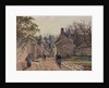 A Village Street, Louveciennes, 1871 by Camille Pissarro