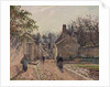 A Village Street, Louveciennes, 1871 by Camille Pissarro