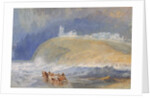 Dunstanborough Castle, Northumberland, c.1829 by Joseph Mallord William Turner