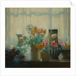 Flowers in the Window, 1922 by Hugh Wallis
