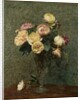 Still Life: Roses in a Glass Vase, 1879 by Ignace Henri Jean Fantin-Latour
