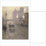 Oxford Road, Manchester, 1910 by Adolphe Valette