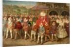 A Procession of Queen Elizabeth I, c.1800-40 by Robert (after) Peake