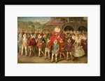 A Procession of Queen Elizabeth I, c.1800-40 by Robert (after) Peake