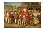 A Procession of Queen Elizabeth I, c.1800-40 by Robert (after) Peake