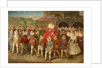 A Procession of Queen Elizabeth I, c.1800-40 by Robert (after) Peake