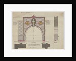 Design For Chancel Arch, Brigham Church, Cumberland, c.1876 by William Butterfield