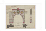 Design For Chancel Arch, Brigham Church, Cumberland, c.1876 by William Butterfield