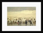 Winter Scene with Numerous Figures on the Ice, c.1600-31 by Arent Arentsz