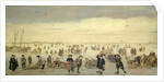 Winter Scene with Numerous Figures on the Ice, c.1600-31 by Arent Arentsz