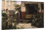 A Roman Flower Market, 1868 by Lawrence Alma-Tadema