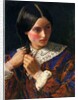 Only a Lock of Hair, c.1857-58 by John Everett Millais