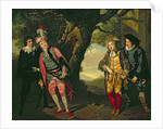 The Duel, from Act 3, scene 4 of 'Twelfth Night', 1771-72 by Francis Wheatley