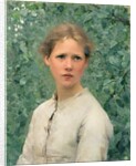 A Girl's Head, 1886 by George Clausen