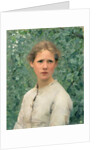 A Girl's Head, 1886 by George Clausen