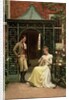 On the Threshold, 1900 by Edmund Blair Leighton