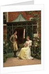 On the Threshold, 1900 by Edmund Blair Leighton