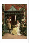 On the Threshold, 1900 by Edmund Blair Leighton