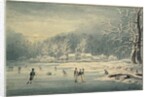 Hyde Park in the Snow, 1796 by Edward Dayes