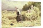 Haytime, c.1860 by Myles Birket Foster