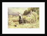 Haytime, c.1860 by Myles Birket Foster