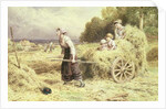 Haytime, c.1860 by Myles Birket Foster