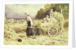 Haytime, c.1860 by Myles Birket Foster