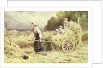 Haytime, c.1860 by Myles Birket Foster