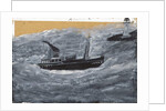 Trawler and Pier by Alfred Wallis