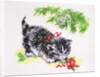 Christmas Kitten by Diane Matthes