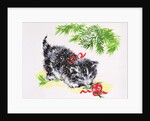 Christmas Kitten by Diane Matthes