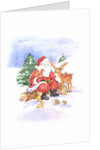 Santa and Friends by Diane Matthes