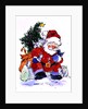 Father Christmas and Kittens, 1996 by Diane Matthes