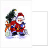 Father Christmas and Kittens, 1996 by Diane Matthes